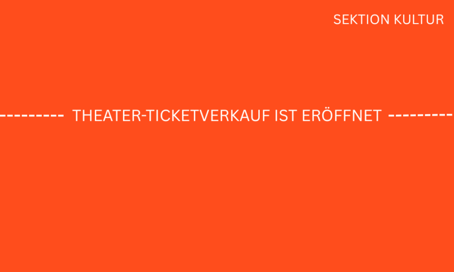 Ticketverkauf vom Theater 2026 ist eröffnet